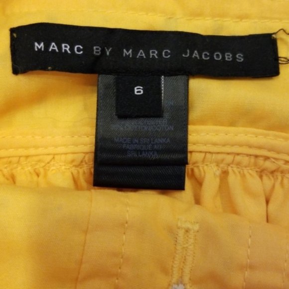 {Marc by Marc Jacobs} Yellow Eyelet Flower Dress - Picture 8 of 8